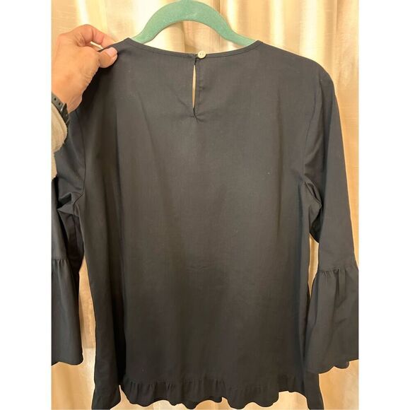 J. Jill Blouse Black Size Small EUC - Picture 3 of 9